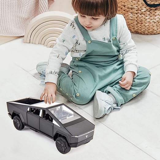 Մետաղական կոլեկցիոն մեքենա  1:24 Tesla Cybertruck Electric Pick-Up Truck Model