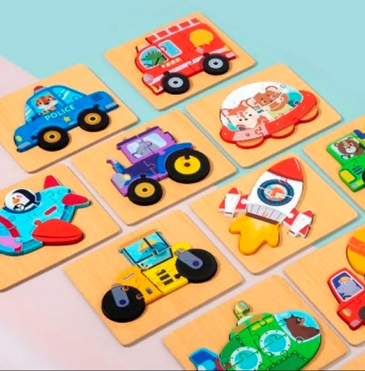 Փայտե փազլ մեքենաներ